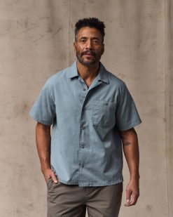 Short Sleeve 4.5-oz. Twill Shirt - Lead
