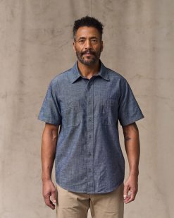 Short Sleeve Chambray Shirt - Vintage Fade