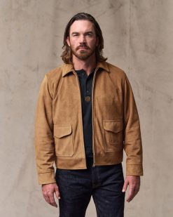 Leather Hadlock Jacket - Saddle Brown